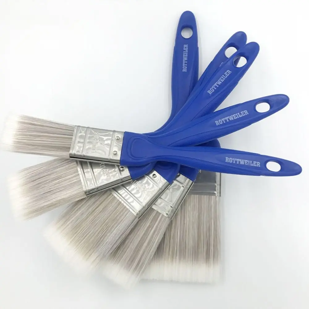 Uniform Brushing Paint Brush Feel Comfortable Multiple Sizes Soft Bristle Brush High Elastic Brush PET Wall Brushing Tools