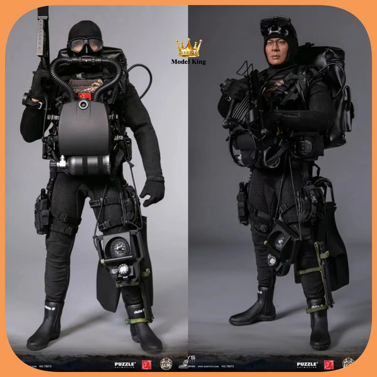 New Stock DAMTOYS 78073 1/6 Scale Chinese liberation Army Marine Corps Combat Frogman Full Set 12