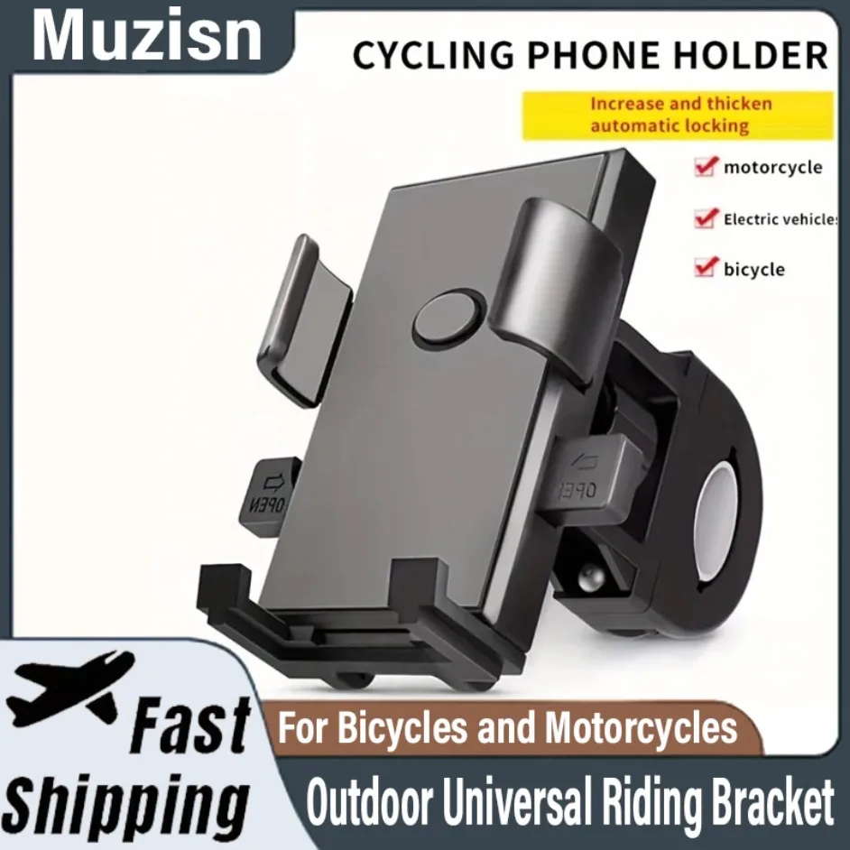 

Outdoor Universal Riding Bracket Anti-slip Mobile Phone Holder 360 Rotation Cell Phone Stand Cycling Mountain Biking Support