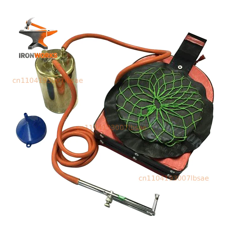 Professional Goldsmith Soldering Kit Genuine Leather Air Bellows Jewelry Welding Torch Sets