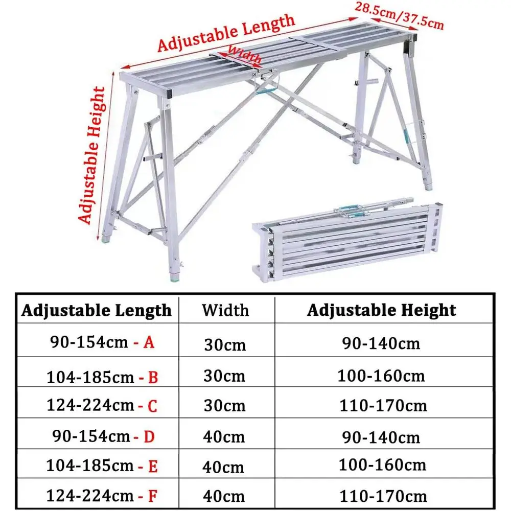 Adjustable Telescopic Scaffolding for Home Renovation and DIY Projects