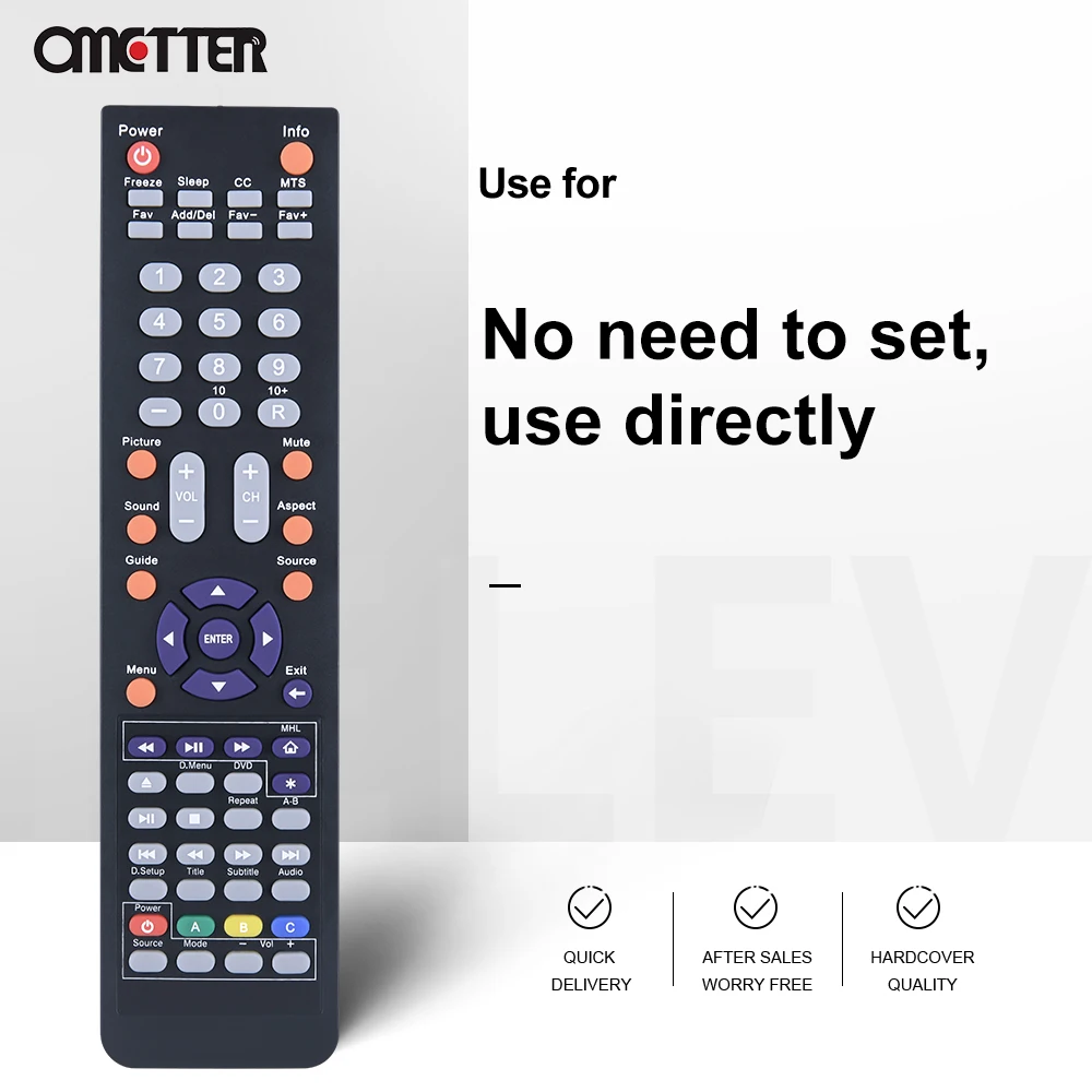 Nowość dla Sceptre pilot do telewizora sterowanie 142022370015 ° c E165bd-mq E195bd-Smqr E205bd-Smqc e248bd-fmqr E 325 X d-mqr e325b