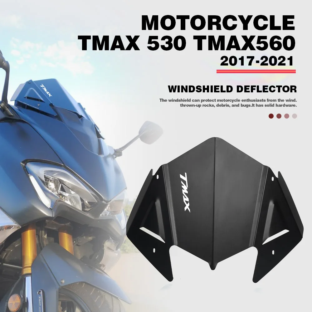 

Motorcycle Visor Front Wind Shield Screen Deflectors FOR YAMAHA TMAX 530 TMAX560 2017-2018-2019-2020-2021 Windshield Accessories