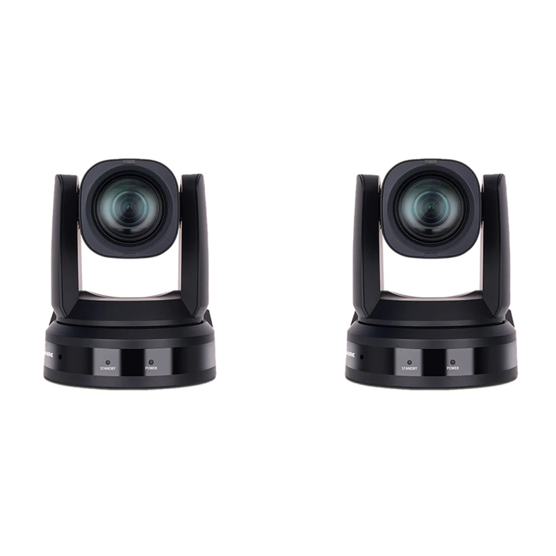 NDI Live Streaming Camera com USB 3.0 compatível e saídas IP, Broadcasting PTZ Camera, 12X Zoom