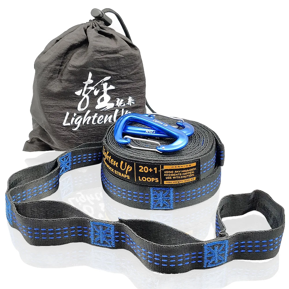 3 Meter New Design With Higher Load Capacity Lightweight Rope and 600lbs Breaking Strength Non-Stretch 12KN Carabiner