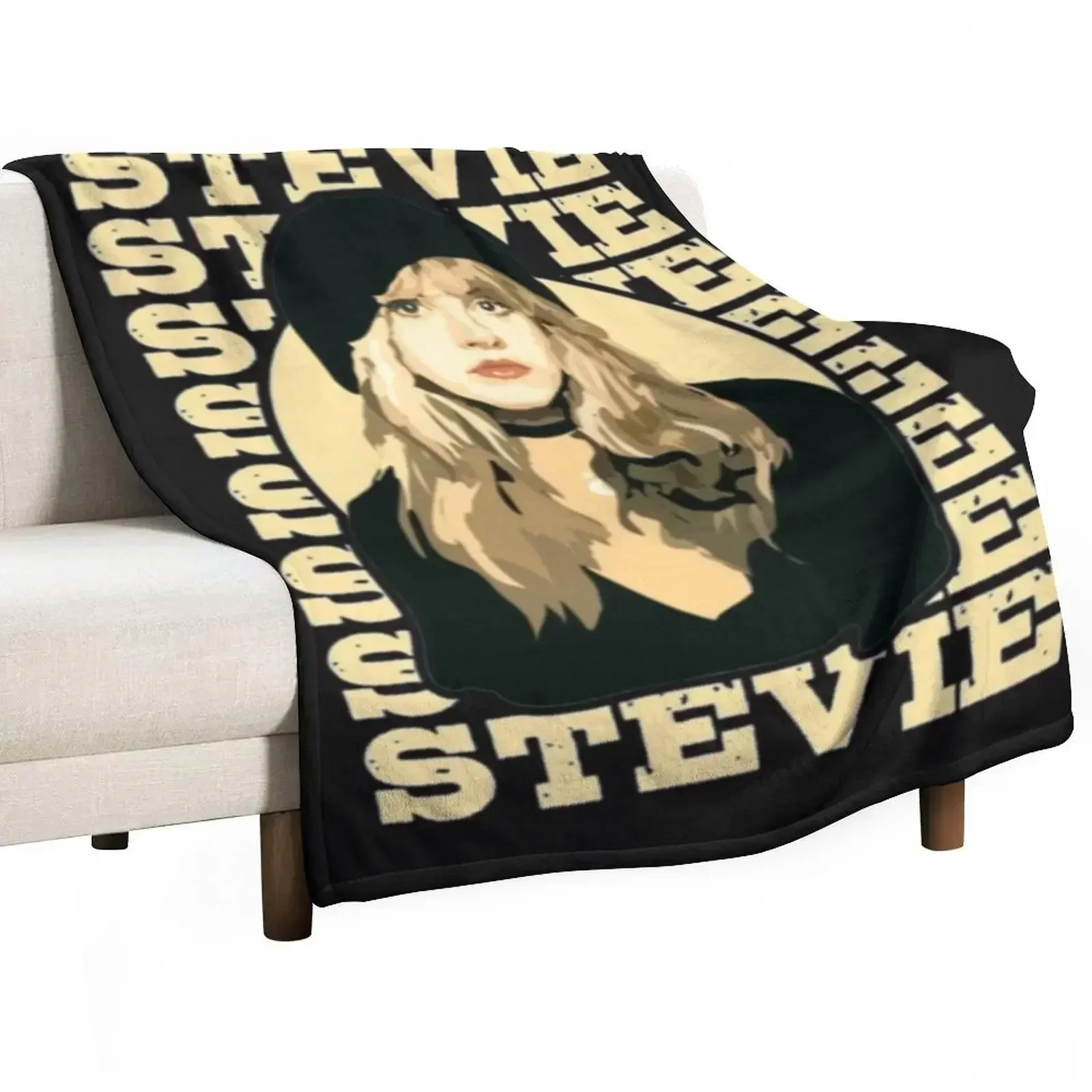 

Stevie-Nicks Throw Blanket Faux Fur Soft Warm Blanket for Bed