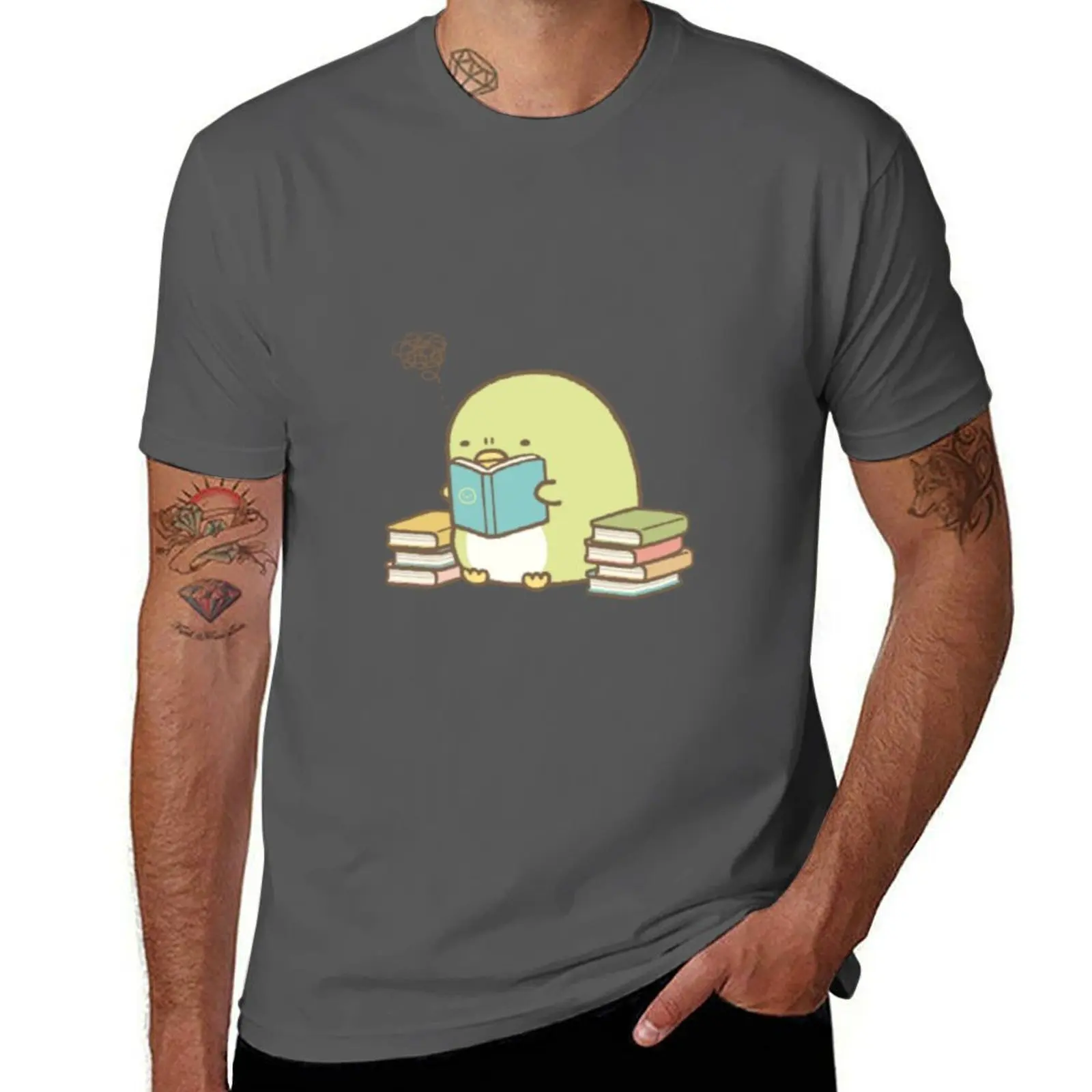 

gurashi book Sumikko with T-Shirt Retro Style Print Casual Top