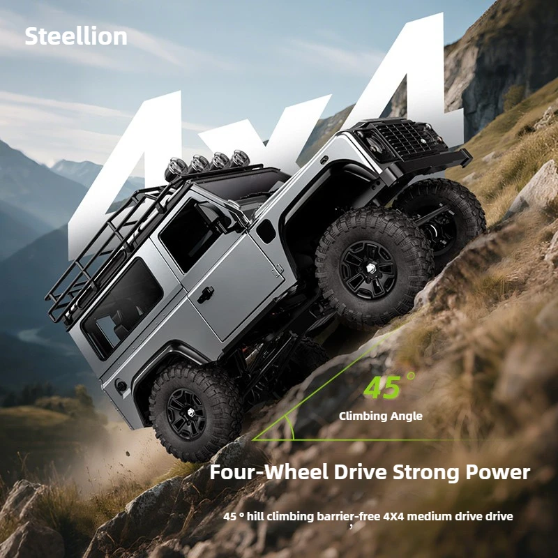RC سيارة 1/14 4WD عالية السرعة المهنية التحكم عن بعد على الطرق الوعرة مركبة محاكاة الإضاءة تسلق التحكم عن بعد سيارات نموذج
