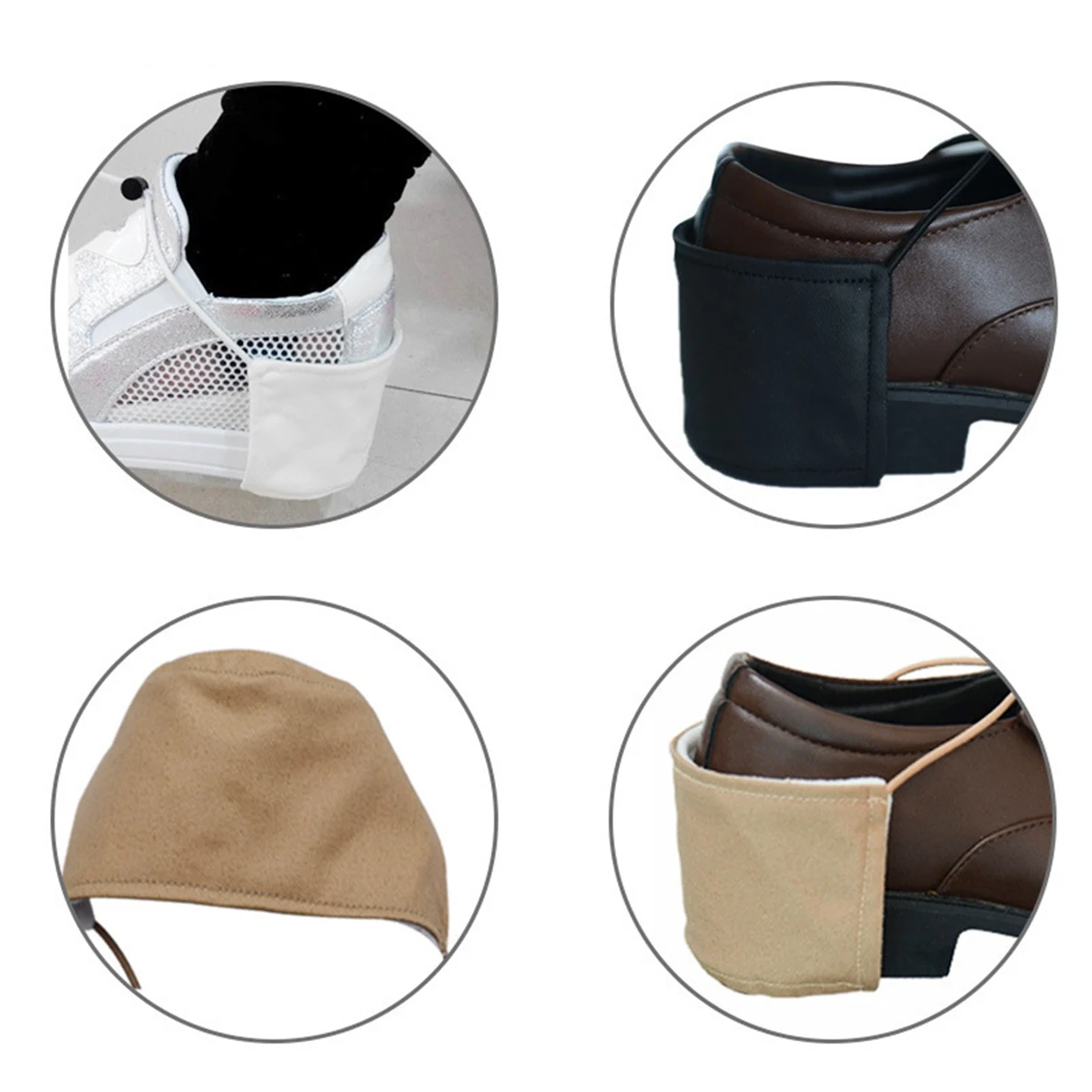 Driver Shoes Heel Protector Driving Heel Protection Cover for Right Foot Car Prevent Wear Shoes Heel Protection Cover