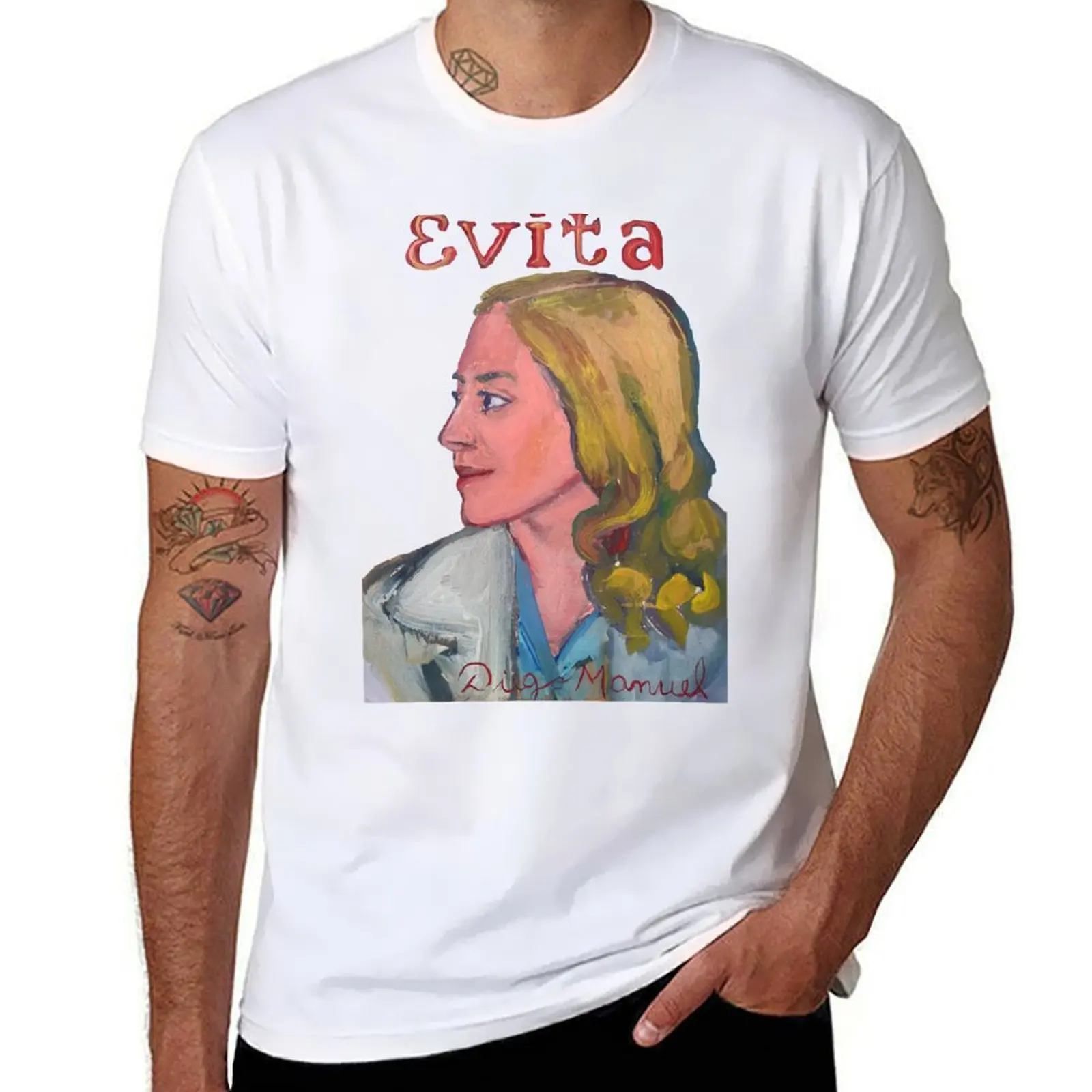 

Evita T-Shirt man graphic t shirt man t shirt heavy cotton T-Shirt