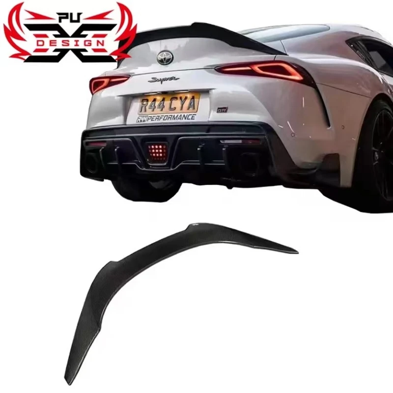 High Quality Carbon Fiber M Style Wing for Toyota GR Supra A90 A91 MK5 Rear Spoiler Trunk Lip Flap Performance Body Kits