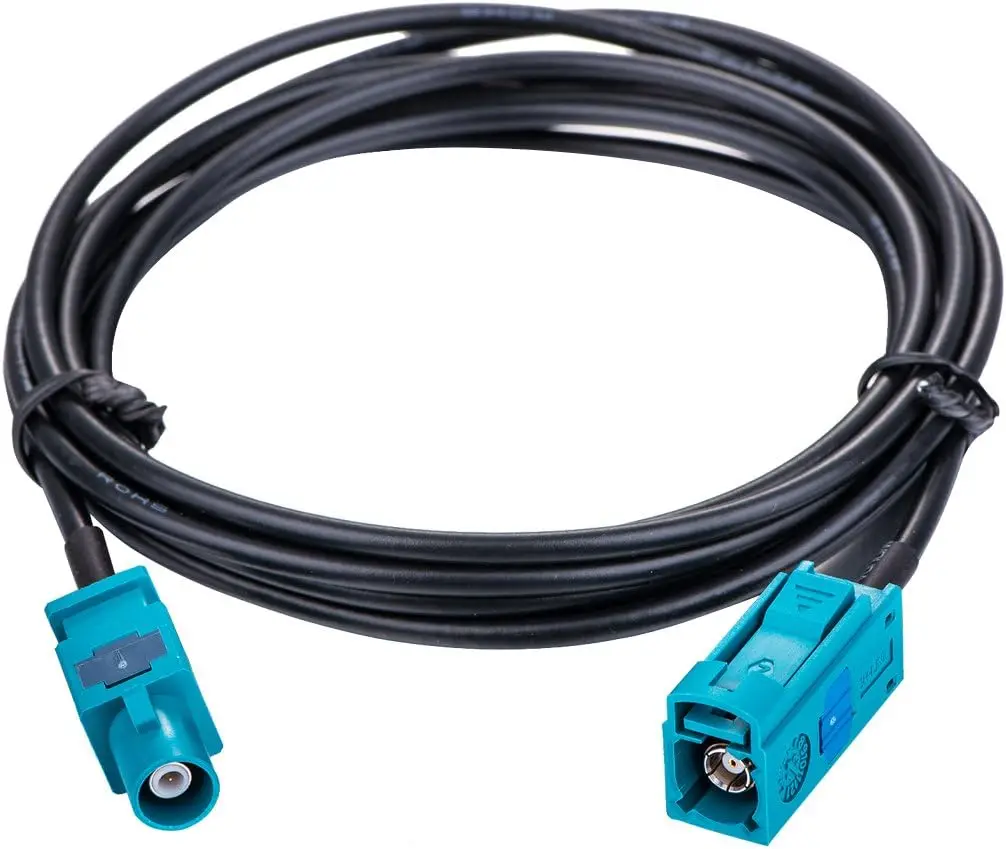 DAB Audio GPS Antenna Extension Cable Fakra 500CM Compatible with VW BMW Audi Mercedes Benz