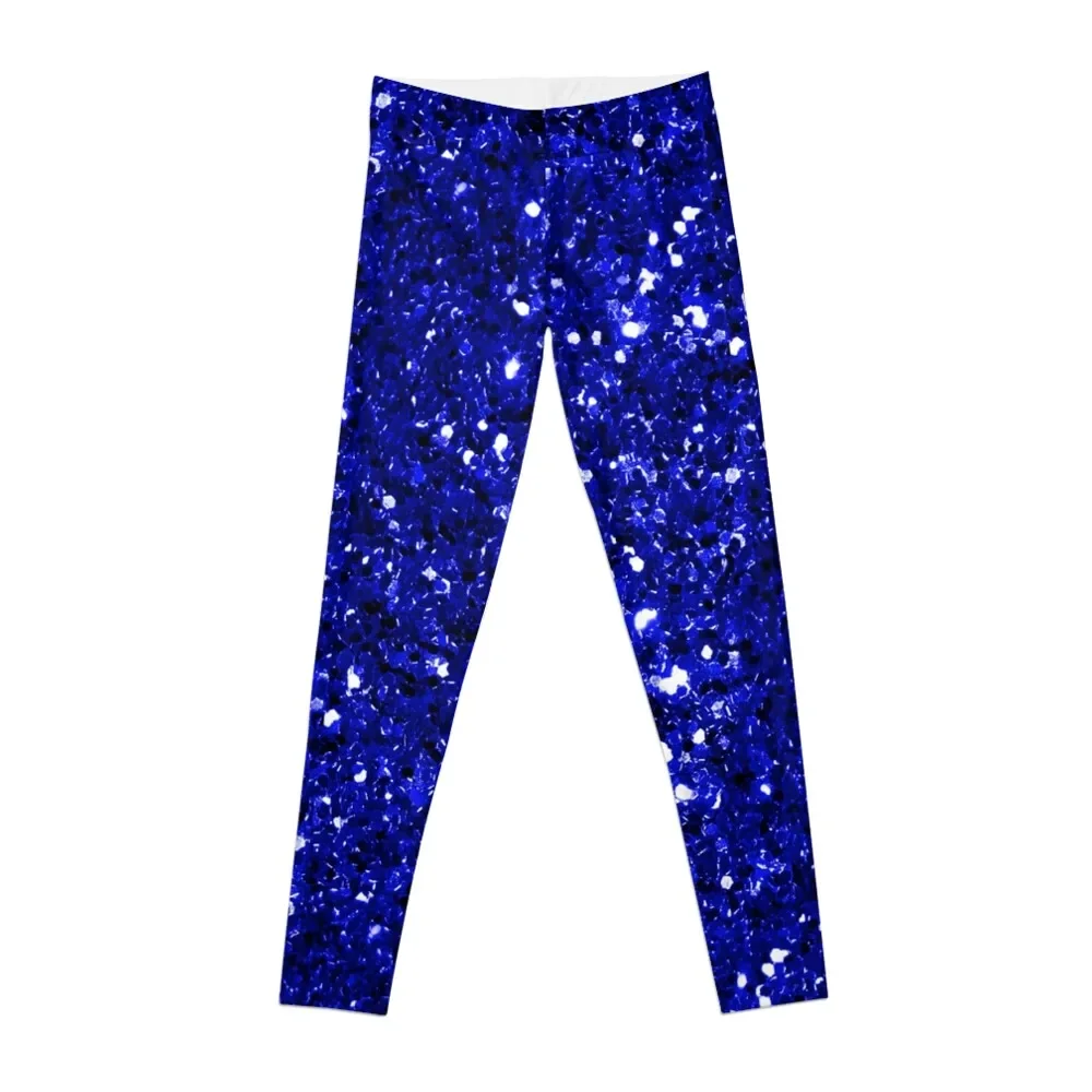 

Royal Blue Sparkly Glitter Confetti Leggings push up legging Sportswear woman gym fitness set gym Women's tights Womens Leggings