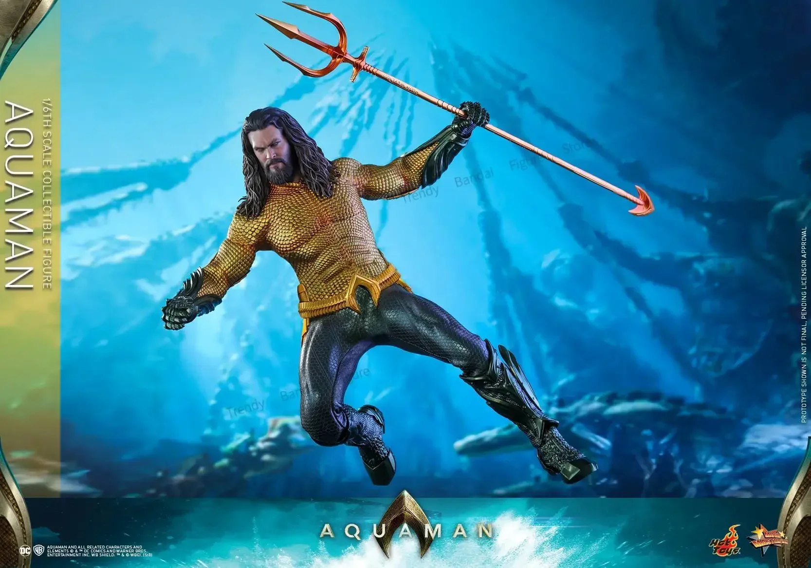 Figurine d'action de la ligue de la justice d'Aquaman, jouets modèles animés, cadeau de soldat passe-temps, en stock, Hottoys 1/6, 2.0, MMS518