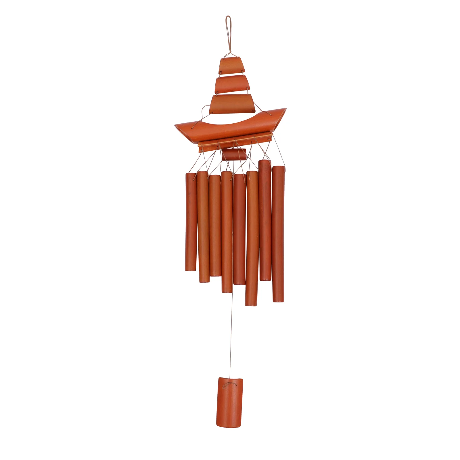 

Bamboo Wind Chimes Chic Home Decoration Decorate Durable Garden Hanging Bell Pendant