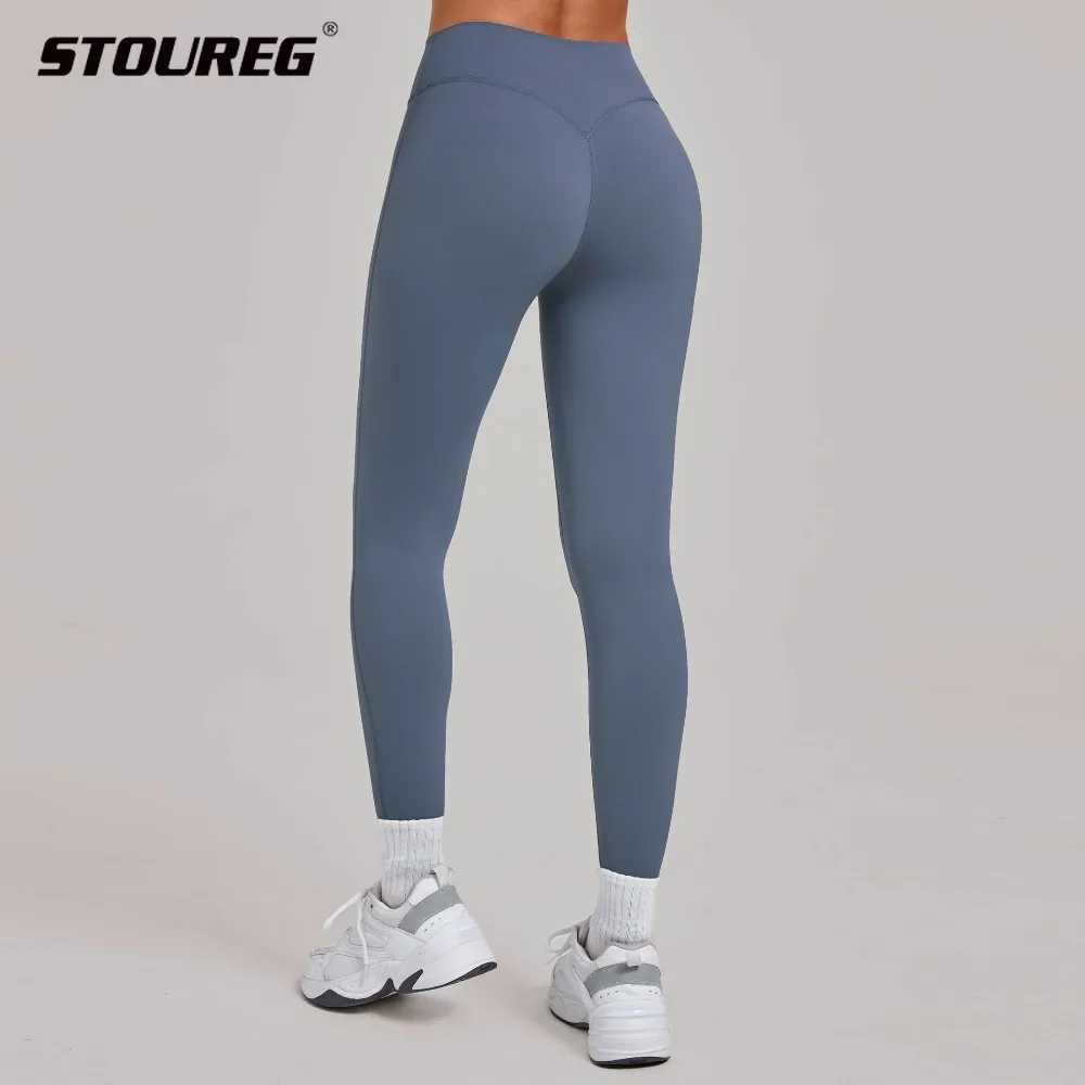 

Женские спортивные леггинсы для йоги и фитнеса с эффектом второй кожи, эластичные, с высокой талией, подтягивающие ягодицы, облегающие, для тренировок