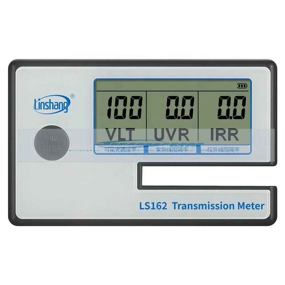 Portable Window Tint Transmission Meter Linshang LS162 Measure IR Rejection UV Blocking Rate Visible Light Transmittance