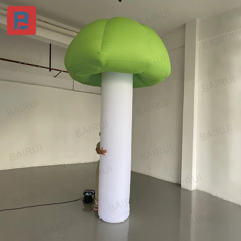 Aufblasbare Pilze, pflanzliche Luftmodelle mit Gebläsern, Outdoor-Quadrat und Dekoration für Einkaufszentrenaktivitäten