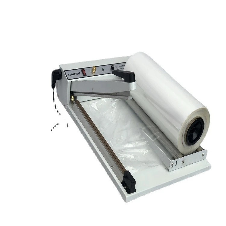 600mm Manual Film Sealing and Shrinking Machine with Heat Gun, All-in-One Laminating Packaging Equipment