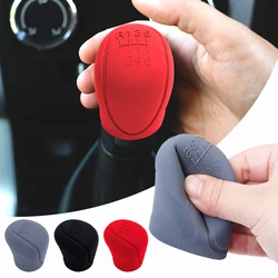 Universal Decoration Auto Accessories Silicone Case Gear Head Shift Collars Shift Grips Cover Shift Lever Silicone Cover