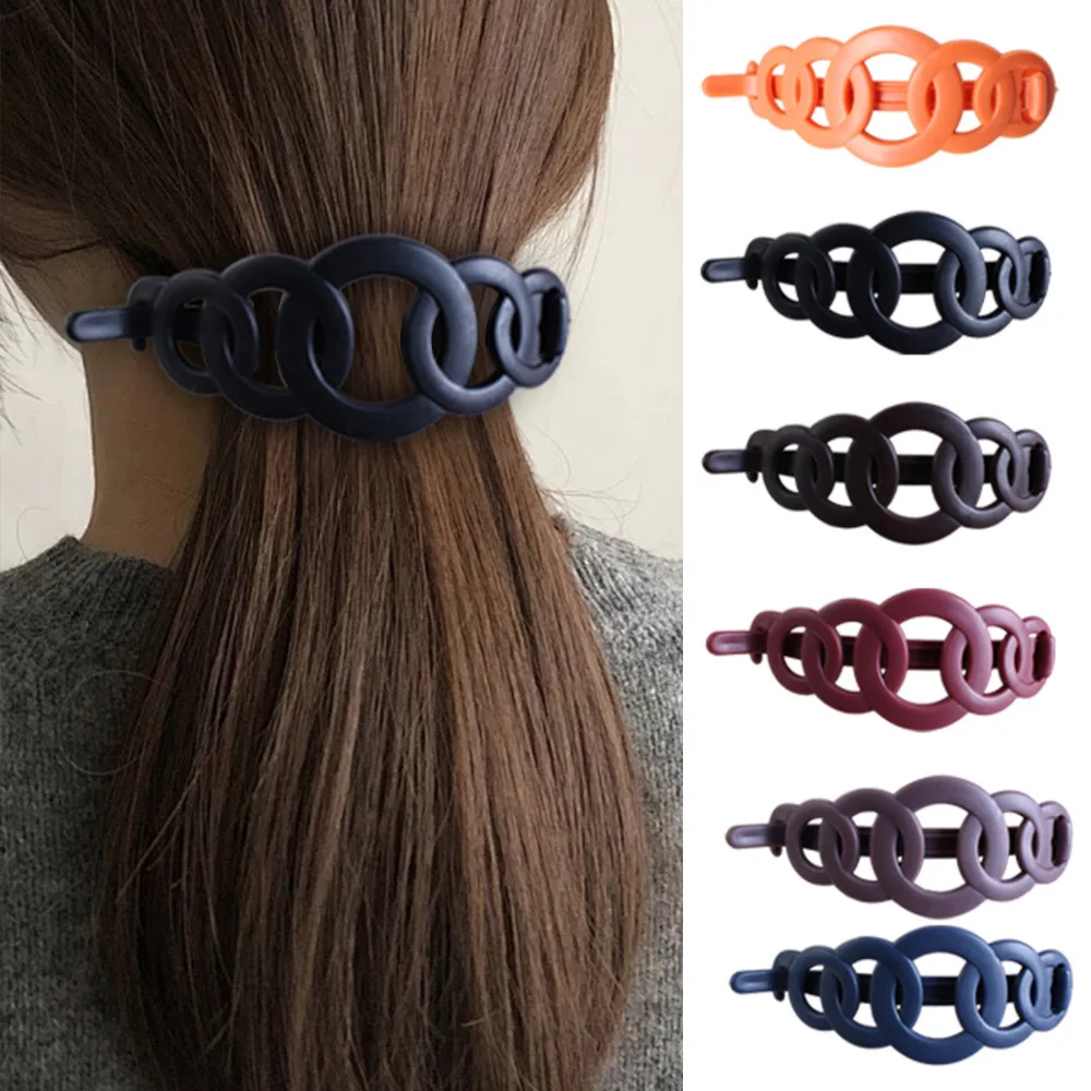 

Новая модная заколка для волос, зажим-банан на затылке женской головы, высококачественная зажим для волос, зажим для хвоста с темпераментом головного убора