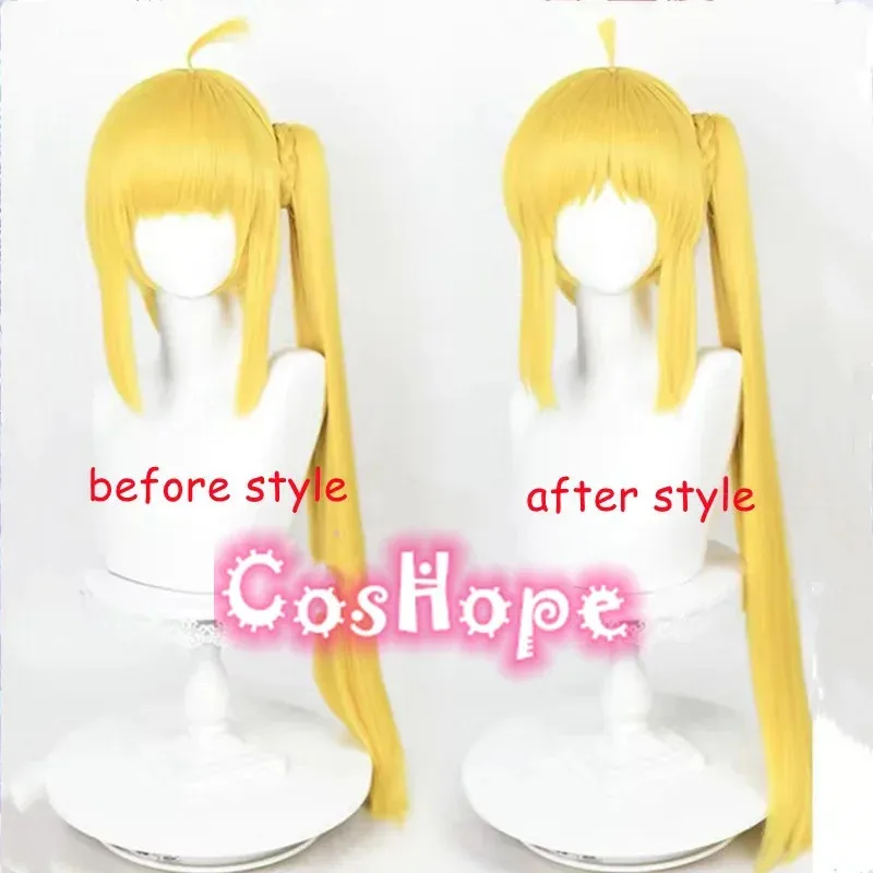 

AIAI 2025Anime Nijika Ijichi 82 см хвостик желтый аниме косплей парики термостойкий синтетический парик
