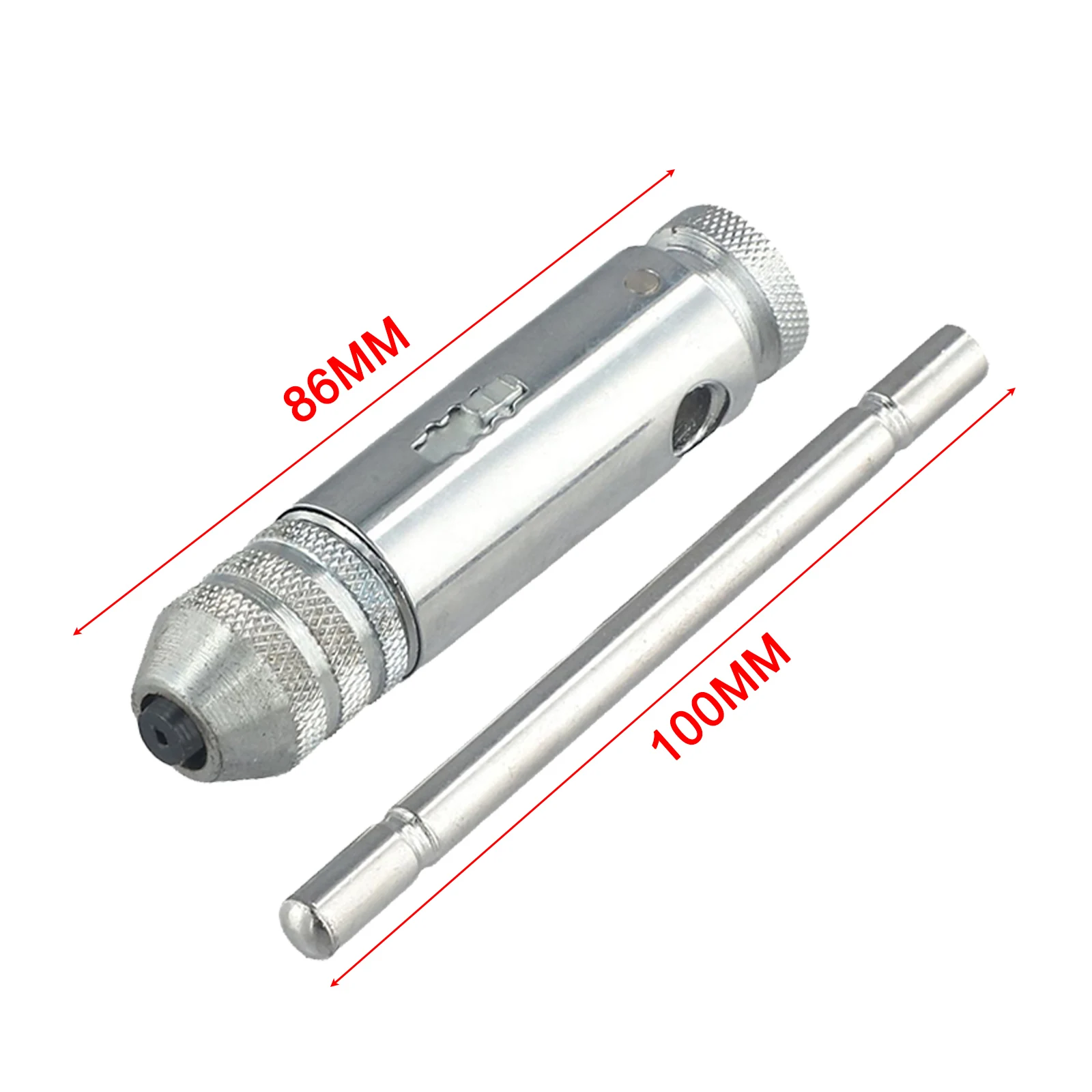 Hand Tools Torque Wrench Adjustable T-Handle Ratchet Tap Steel Wrench Chromium-plated / 5pcs-M8 Metric Machine Screw Taps