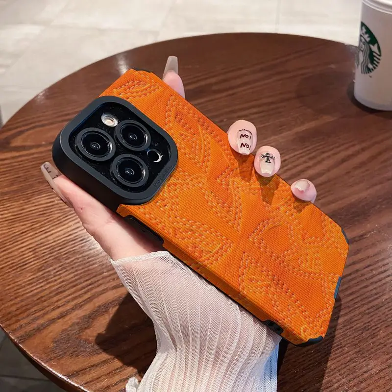 

Simple iPhone13 orange iPhonexr leather iPhone14promax case iPhone12 full wrap iPhone11 niche iPhonexs soft iPhone8plus