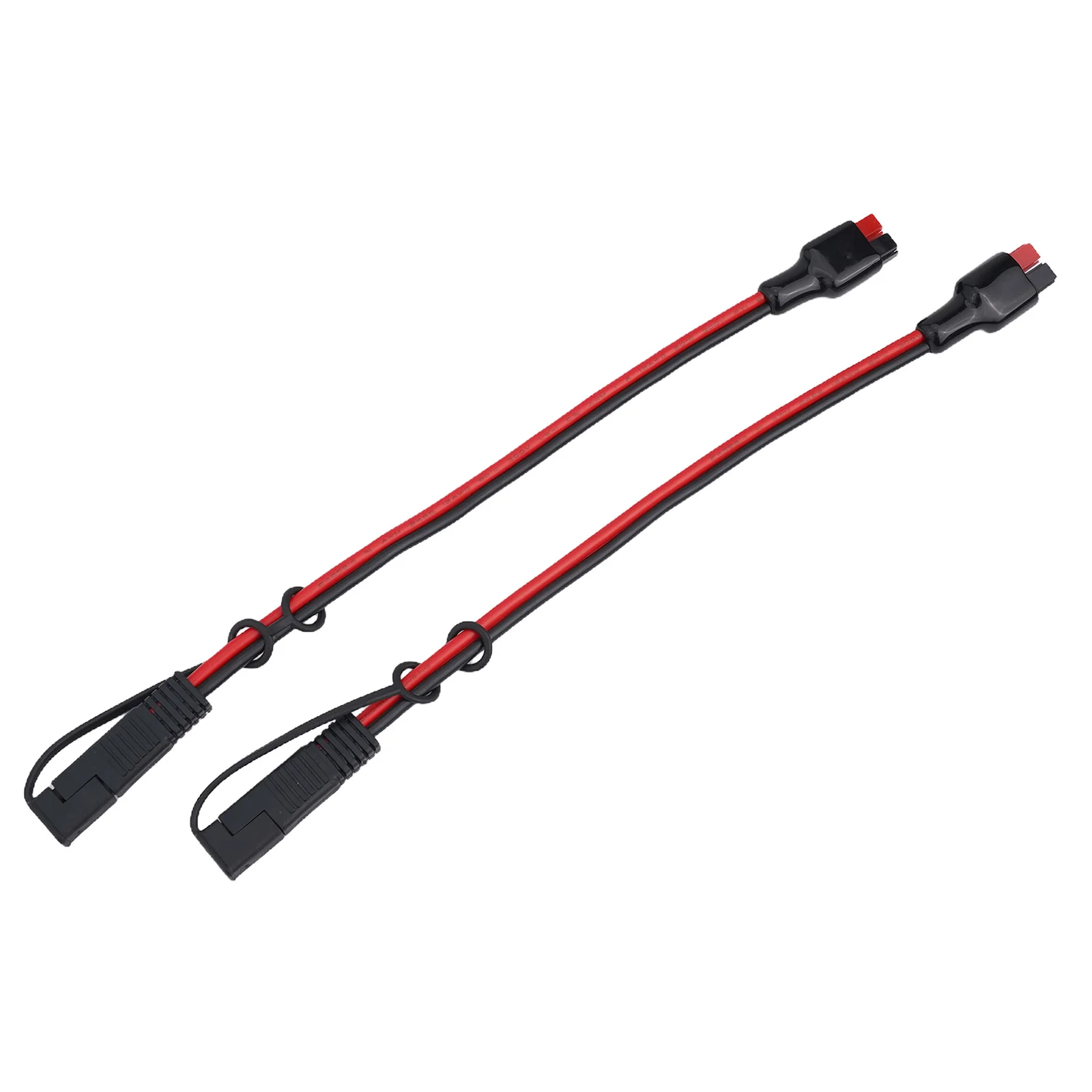 1 Pair 12 Gauge 30A 360W SAE to For Pole Cable Connector with Pure Copper Conductors for Reliable Power Transfer