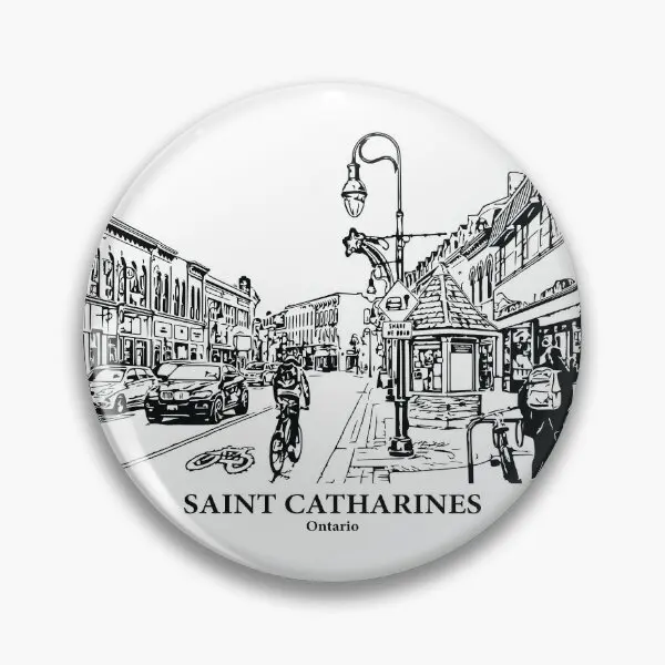 Saint Catharines Ontario  Soft Button Pin Creative Lapel Pin Brooch Decor Women Cute Fashion Gift Collar Cartoon Hat Metal Funny