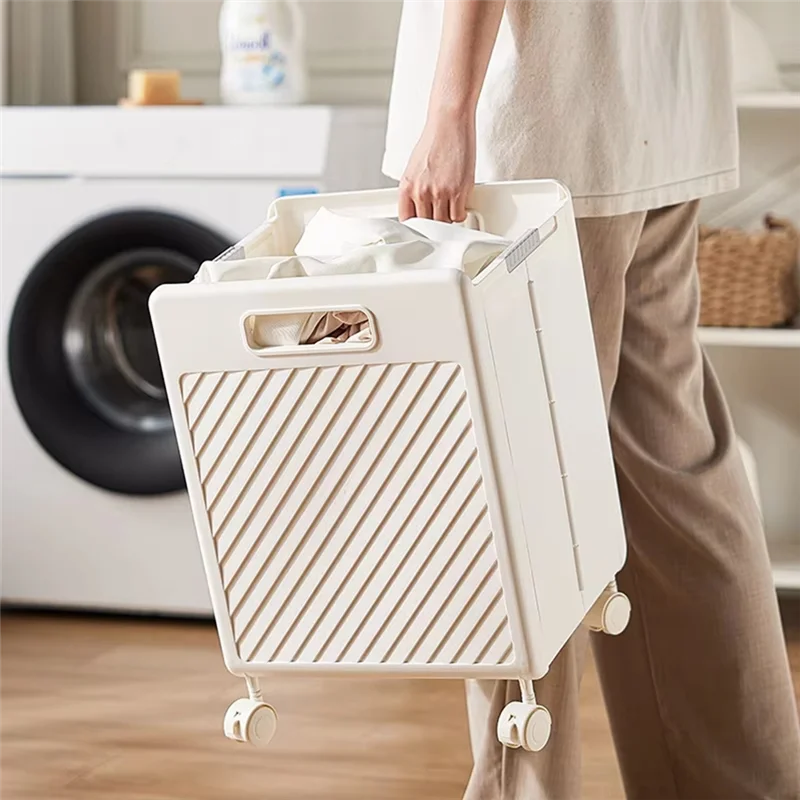 

P4-Foldable Storage Basket For Clothes, Large-Capacity Multifunctional Laundry Organizer For Home And Bathroom