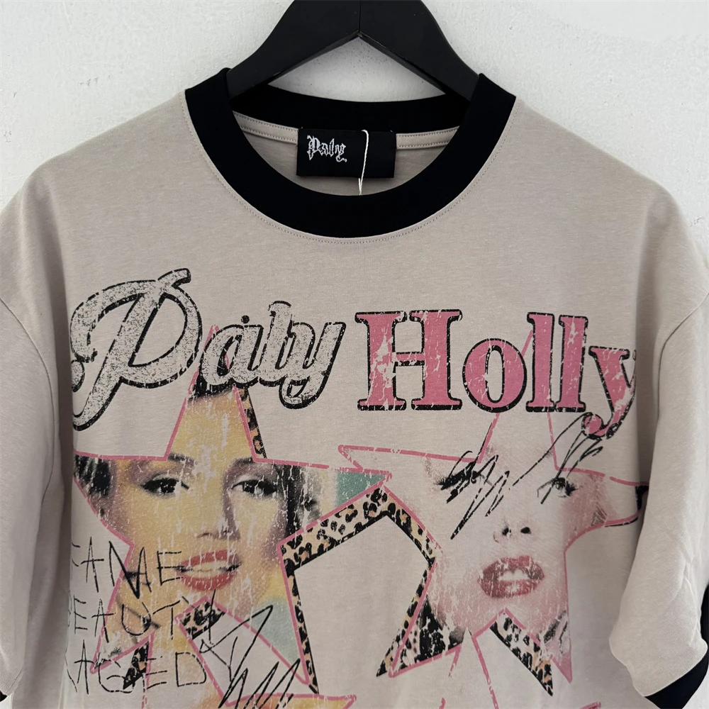 Paly Pentagram Portrait print T Shirt Men Women Best Quality T-Shirt Tops Tee