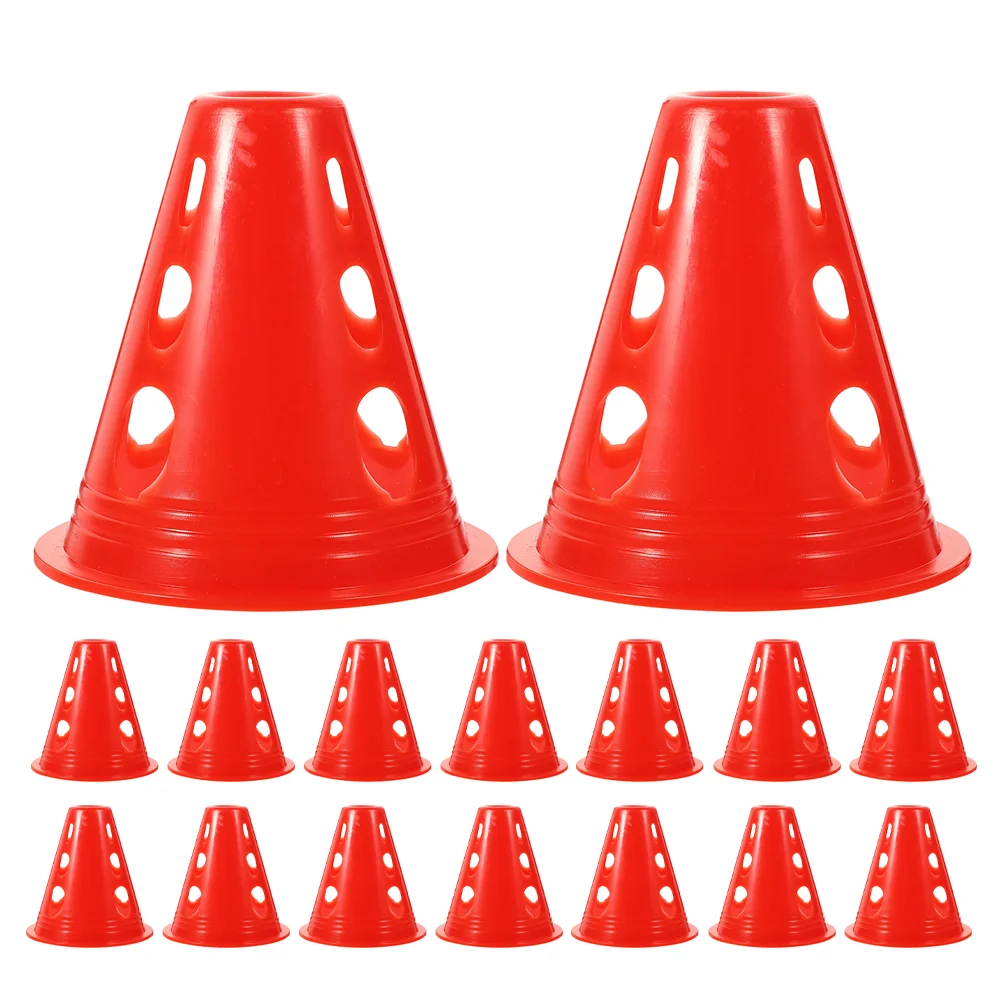 

30 Pcs Roller Skating Pile Small Cone Bucket Training Marker for Universal Mini Cones Skates Outdoor Props Sports