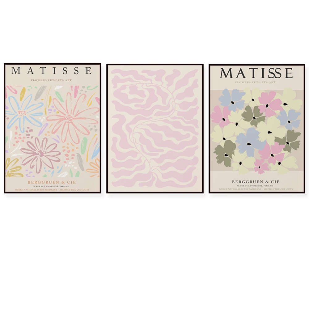 Matisse Picasso danish pastel aesthetic Print | Pastel Wall Decor | Light colors posters | Wall Art | Wall Decor