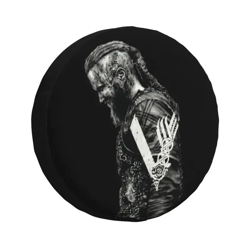 Ragnar Lothbrok Viking Spare Tire Cover for Mitsubishi Pajero Viking Hero Warrior SUV RV 4x4 Car Wheel Protectors Accessories