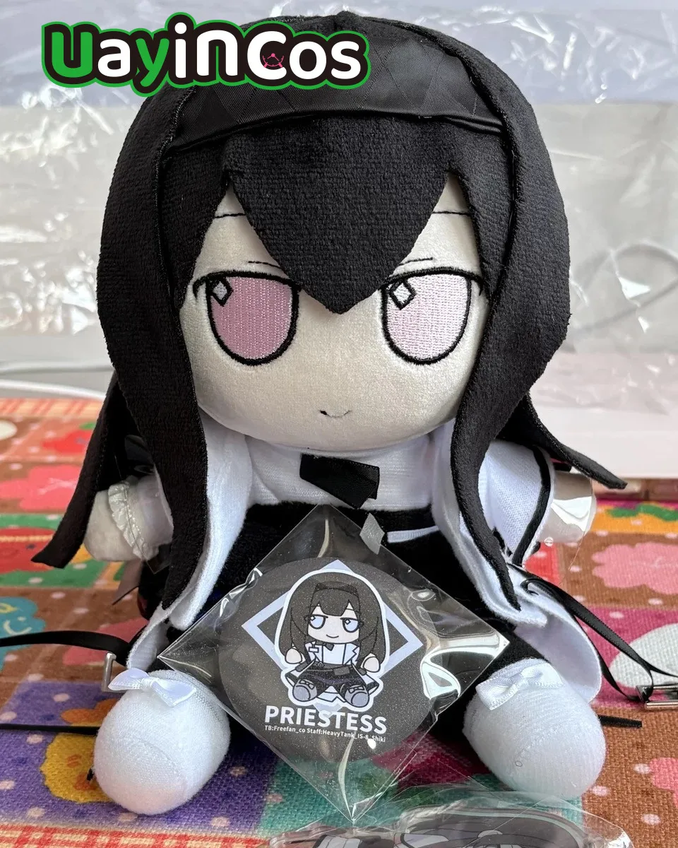 

В наличии Arknights Priestess 20 см плюшевая кукла одежда мягкая подушка орнамент аниме фигурка игра игрушка детский подарок косплей
