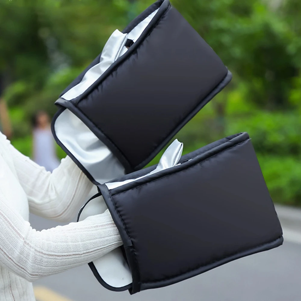 

Зимние муфты на руль мотоцикла, защитные перчатки для мотоцикла, скутера, толстые теплые муфты на руль, непромокаемые теплые перчатки с героями мультфильмов