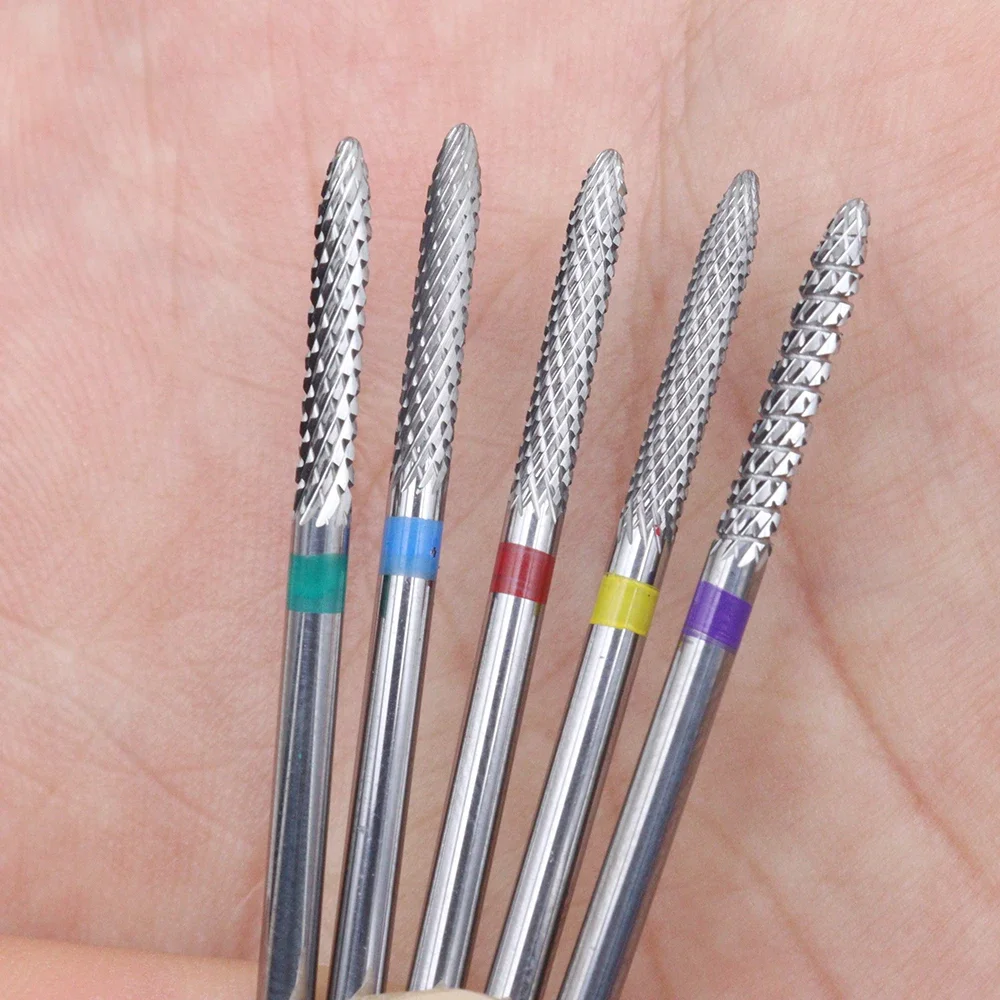 1Pcs FA0214 Pro carbide Nail Drill Bits Multi-used Nail Art Electric Drill Machine Files Nail Art Tools Cuticle Remover Burs