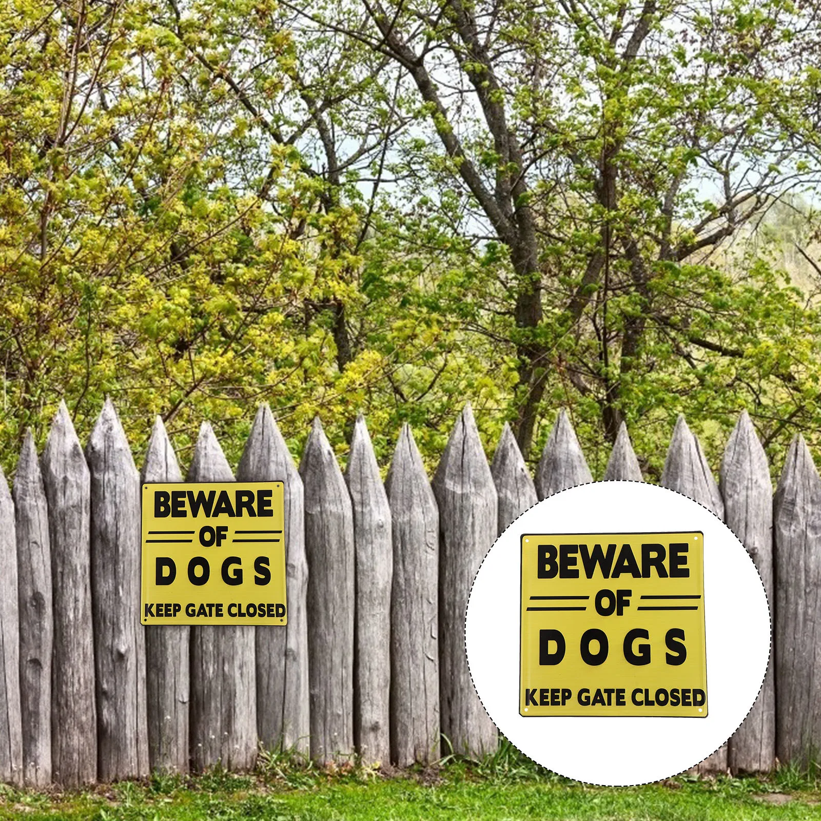 

1Pcs Vintage Iron Sheet Beware of Dog Sign Garden Caution Dog Warning Yard Outdoor Sign Garden Decor Courtyard Painting