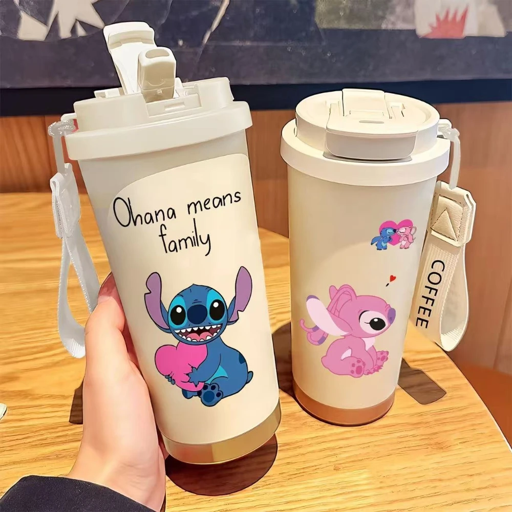 

MINISO Stitch бутылка для воды детская серия Disney термос из нержавеющей стали с креативным мультяшным дизайном детский подарок
