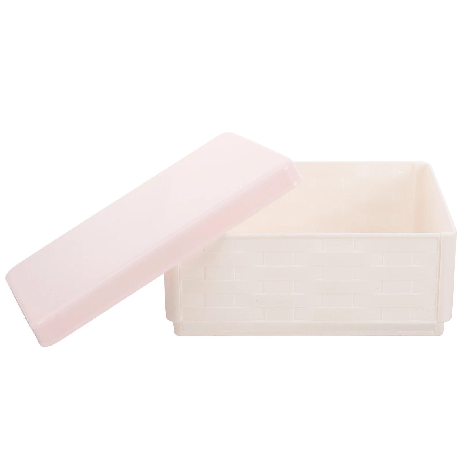 

Luxury Storage Box 5003 R om Colors Lightweight Plastic Containers Lid for Desktop Small Items Gadgets Hair Ties Makeup Supplies