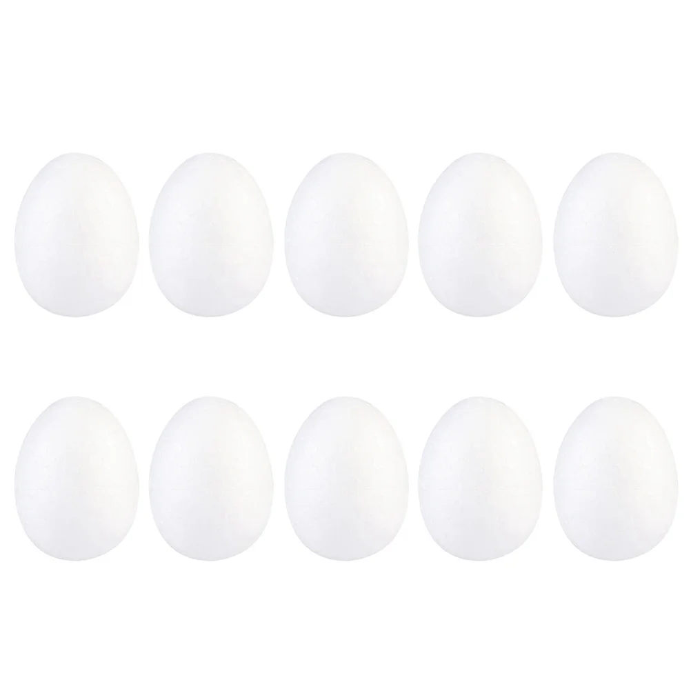 50 stuks 6 cm schilderij schuim eieren DIY Craft Kit voor Pasen Kids Art Fun decoratieve ornament kinderen creatieve activiteit