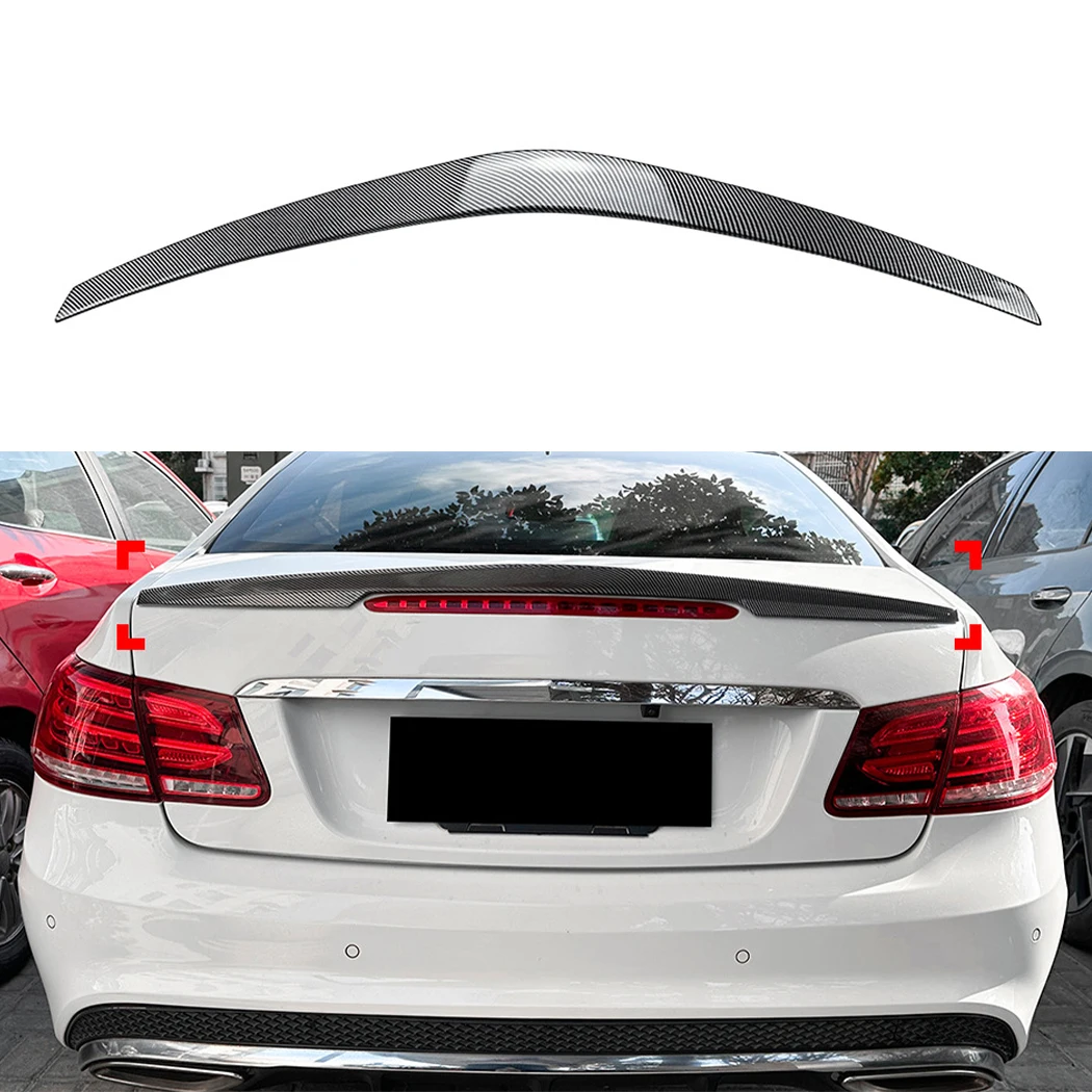 Car Rear Trunk Lid Spoiler Wing Splitter Lip For Mercedes Benz E-Class E Coupe W207 C207 E200 E550 E300 E350 2009-2016 AMG