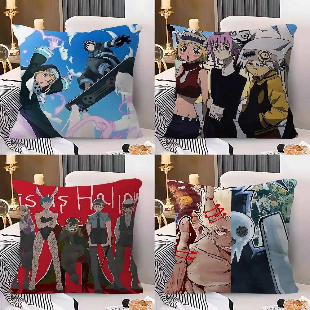 Classic Anime Soul Eater Lucky Dragon pillow cover sofa cushion cover home room decoration children gift