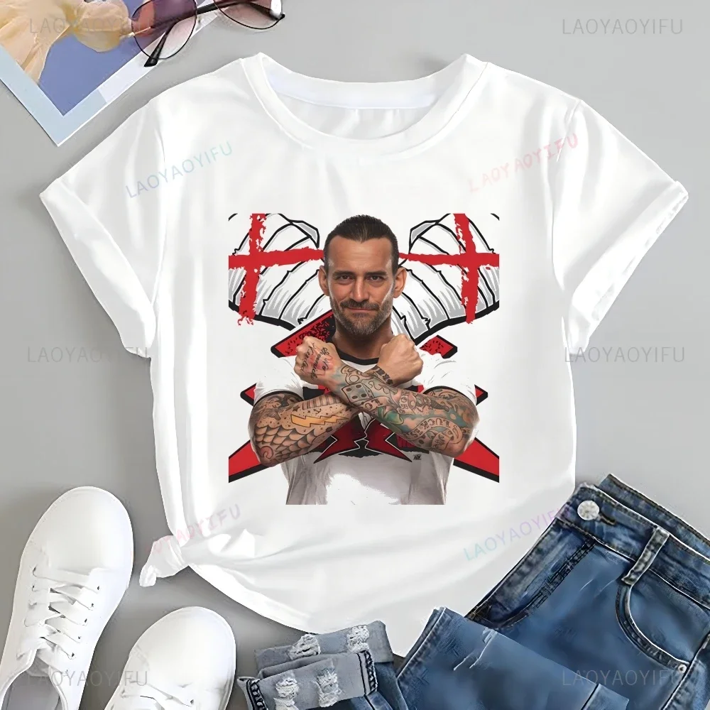 Vintage 90's Pattern CM Punk T-shirt, CM Punk Shirt, SmackDown Original Fan Gift, Vintage American WWE Fan Gift Print T-shirt