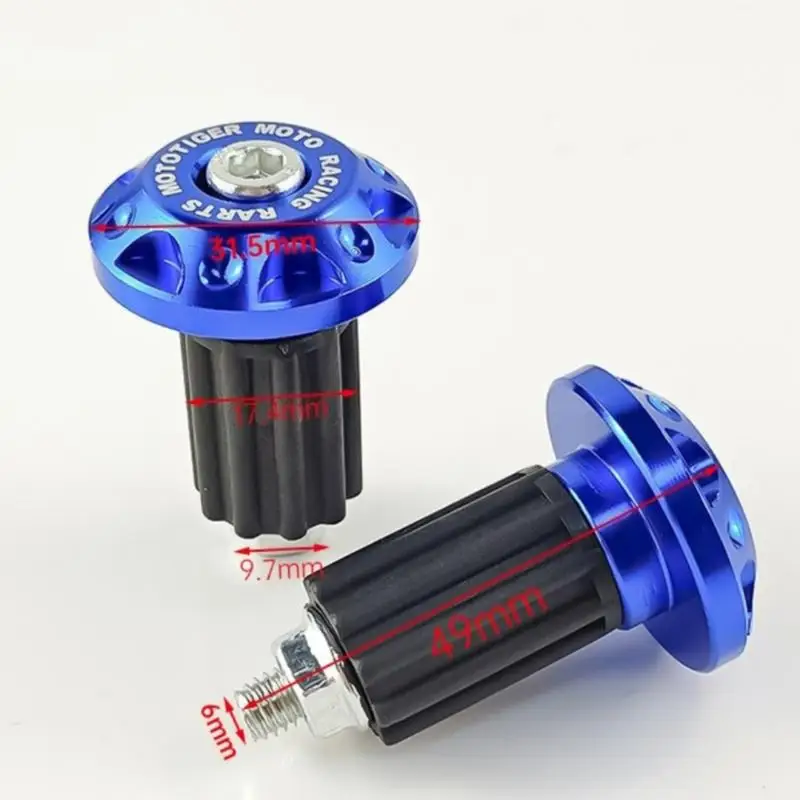 2Pcs Motor Bike Dirt Bike Accessories Motorcycle Handle Bar Caps Slider Universal Handlebar End Cap Plug view 6