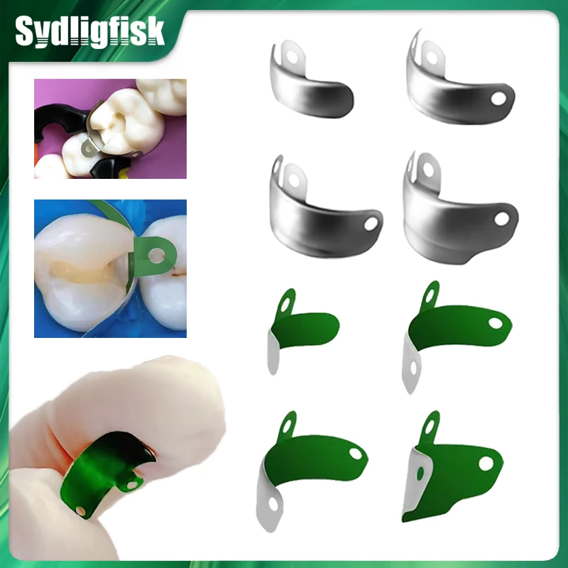 

Dental Matrix Bands M4/M4 2.0 Non-Stick PTFE Coat Metal Matrices Sectional Contoured Matrix System Elastic Matrices Dentist Tool