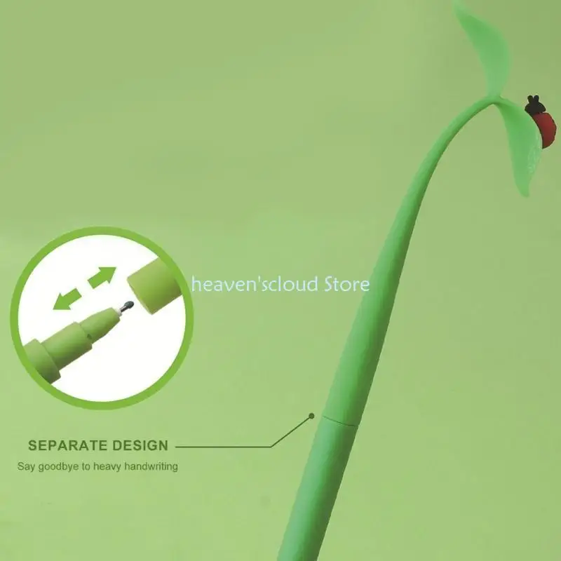 y88b 3 pcs/set cartoon ensect gel pen 0.5mm محايدة القلم الهدية الهدية القلم الحبر الحبر قرطاسية القلم اللوازم المدرسية للكتابة