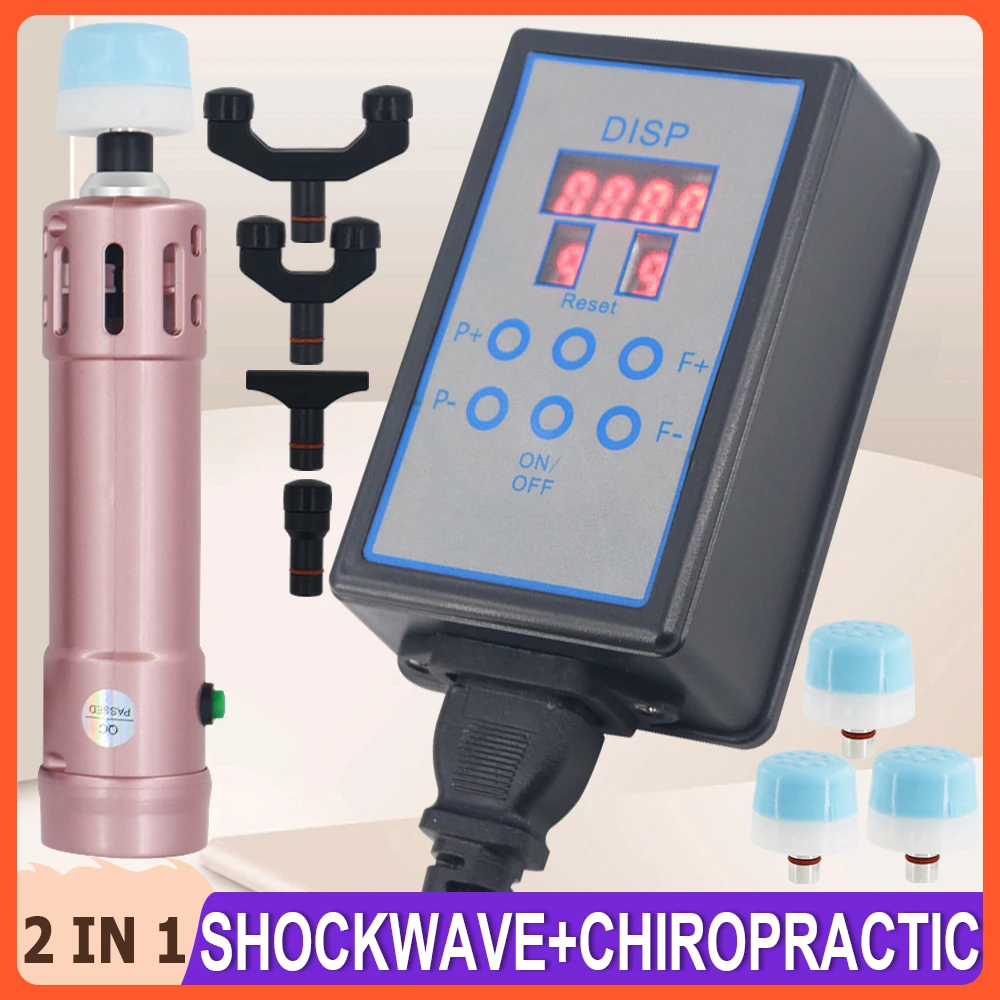 Shockwave Therapy Machine Chiropractic Gun For Body Relaxation Massager Erectile Dysfunction Treatment Shock Wave Massage 2 IN 1