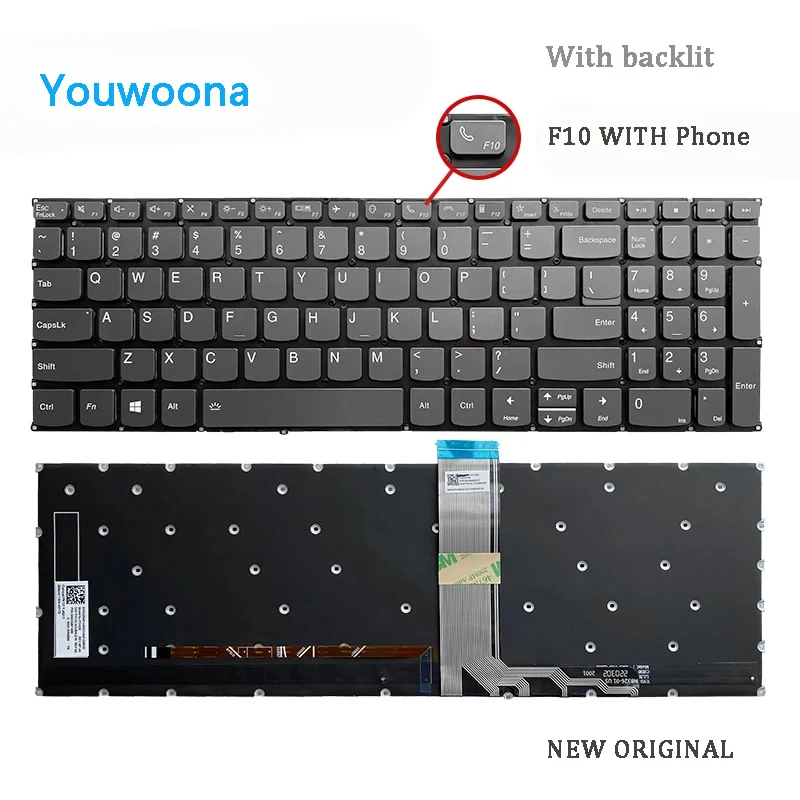 New ORIGINAL Laptop Keyboard For LENOVO ThinkBook 15 G2 G3 ACL ITL G4 IAP 15P IMH ARE E5-IML E5-ITL -IIL 2021 IdeaPad 15 ALC7